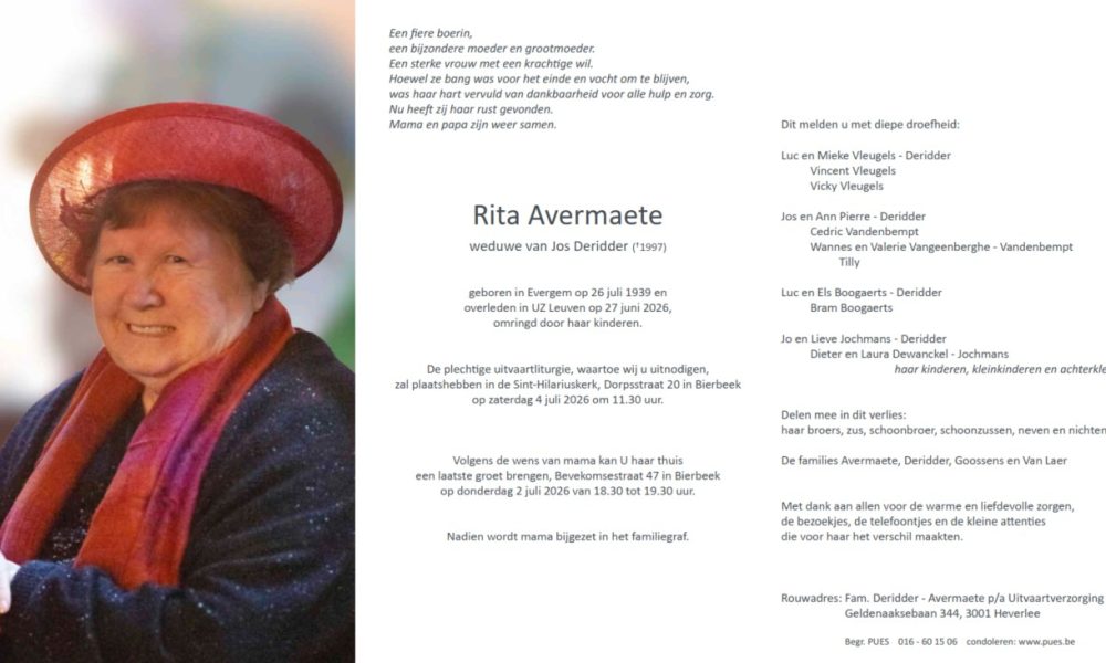 Rouwbrief